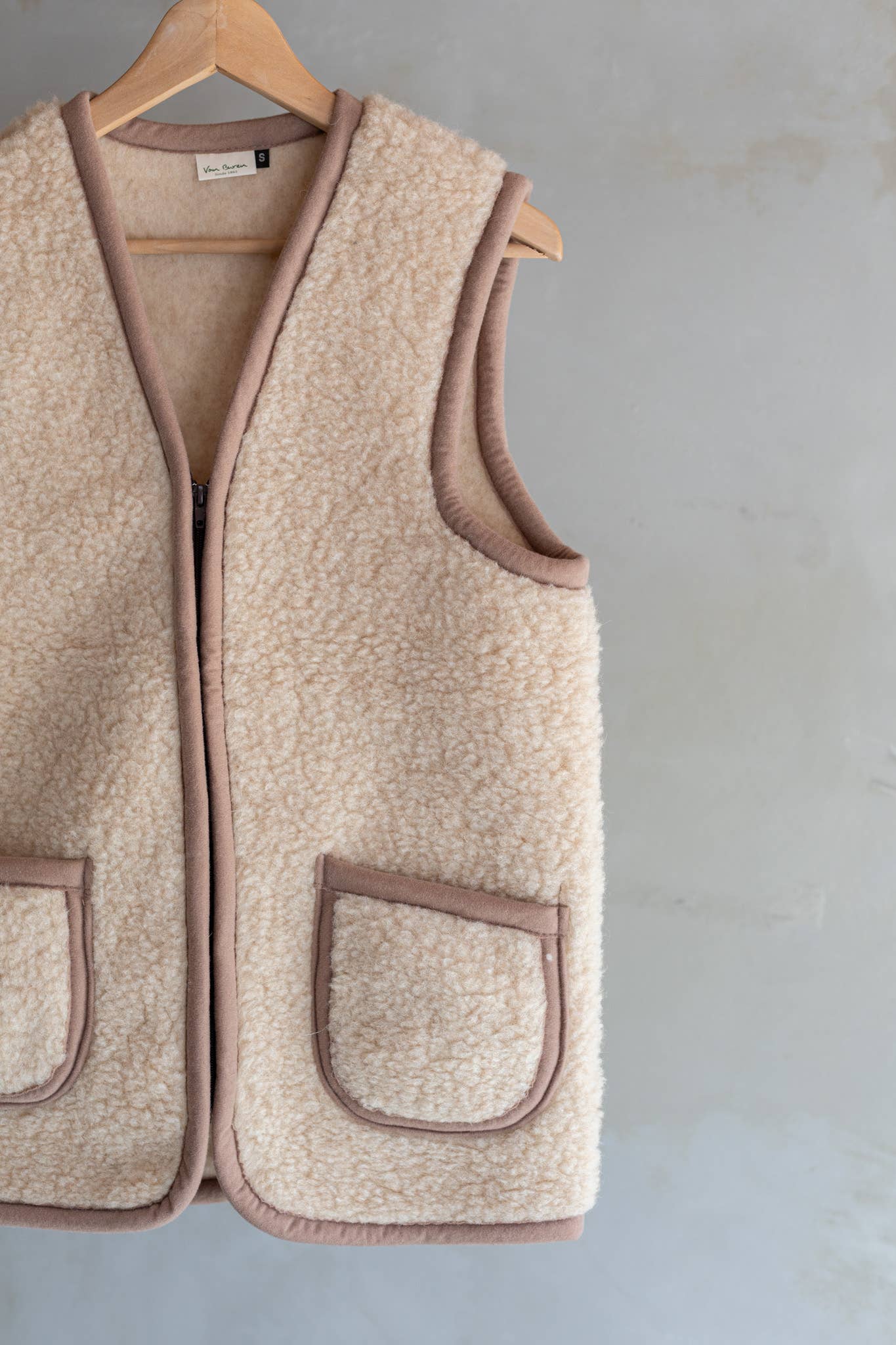 Gilet matelassé Taru Camel - 7 tailles