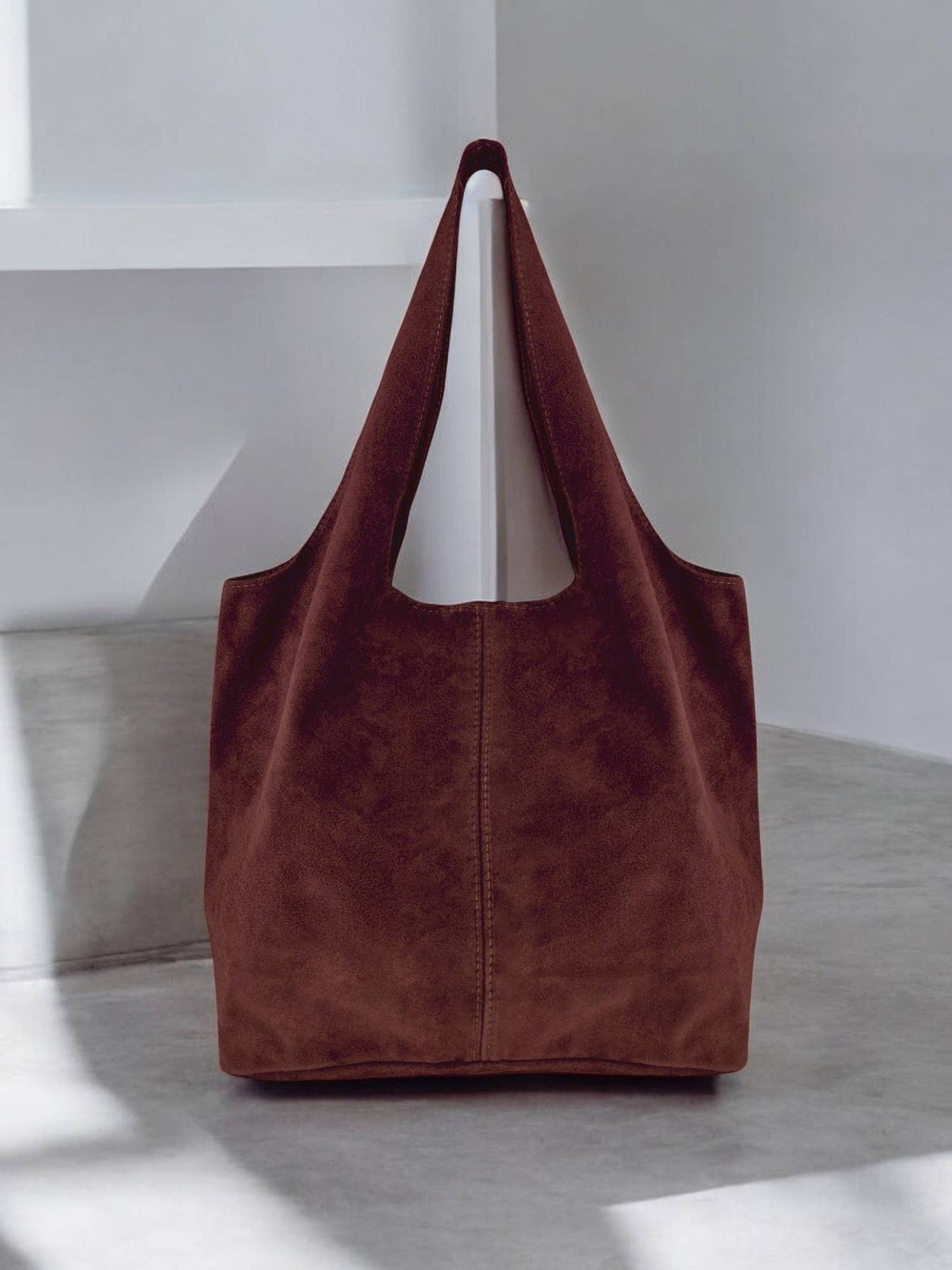 Sac à bandoulière en cuir suédé Giannina 221024