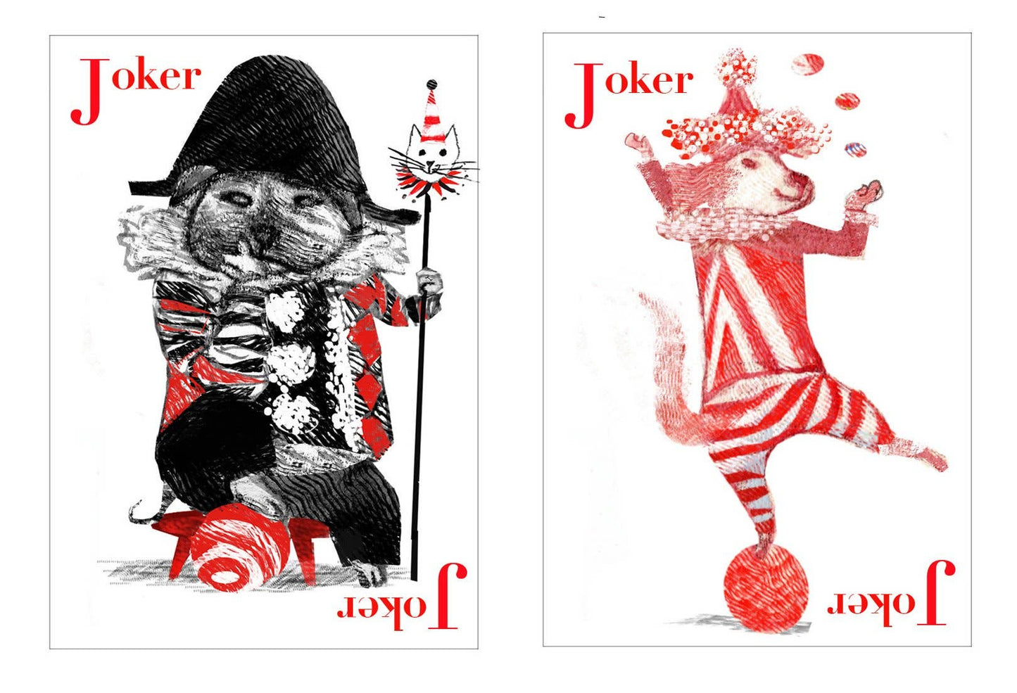 Le Jeu de cartes artistiques Chiens Les Choses qu'on Aime
