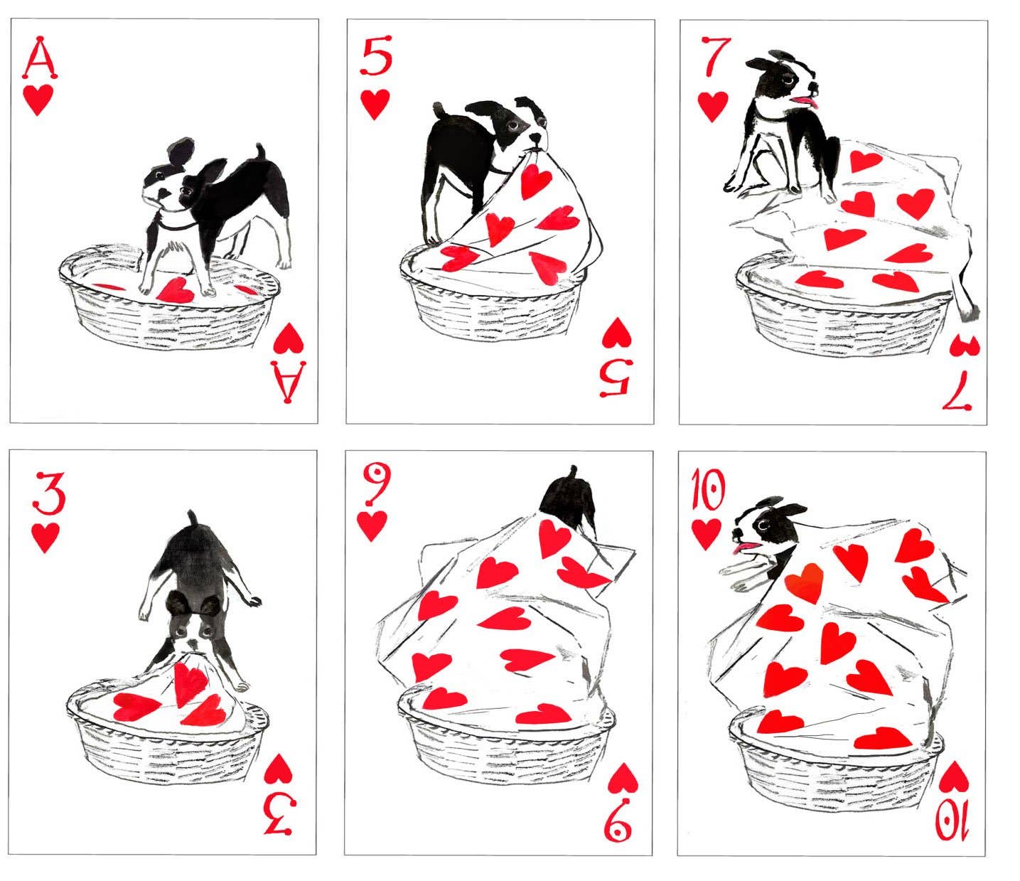 Le Jeu de Cartes Chiens Fantaisistes