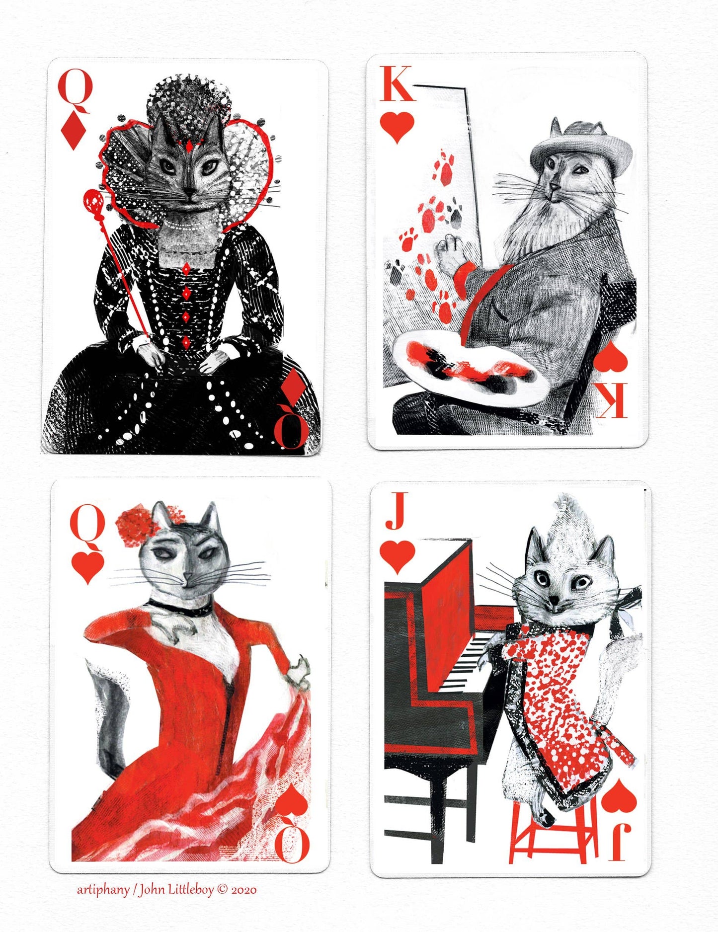 Le Jeu de cartes cadeau Chats Les Choses qu'on Aime