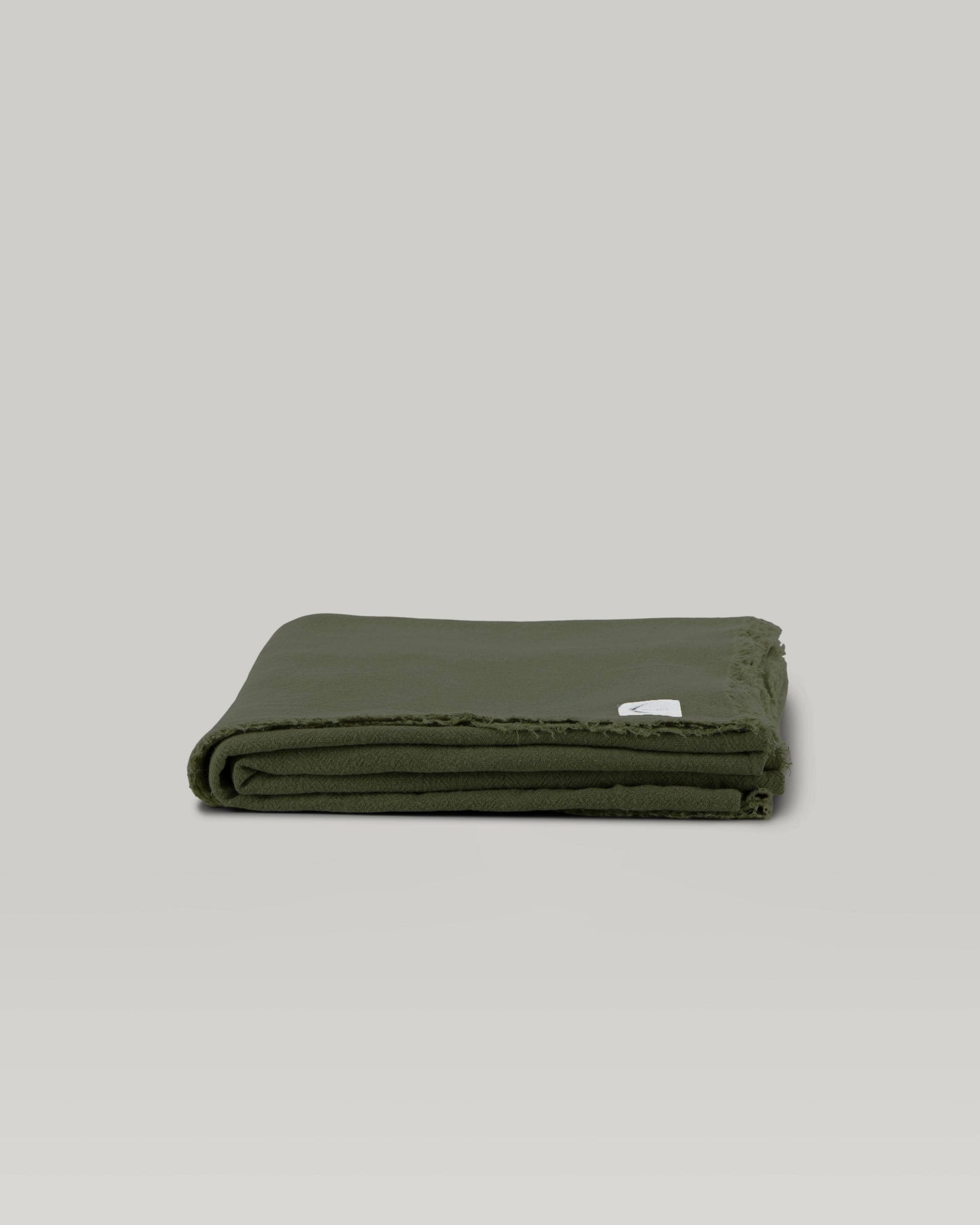 Le Plaid en lin brut Les Choses qu'on Aime Vert