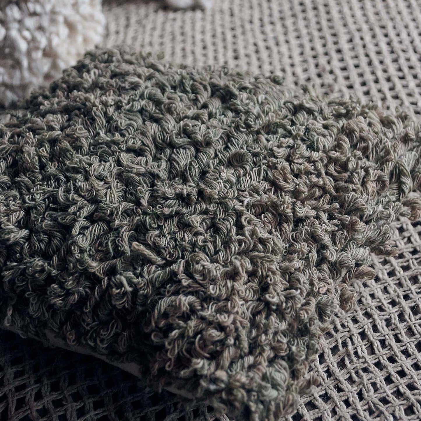 Coussin Texturé Shaggy Quarry