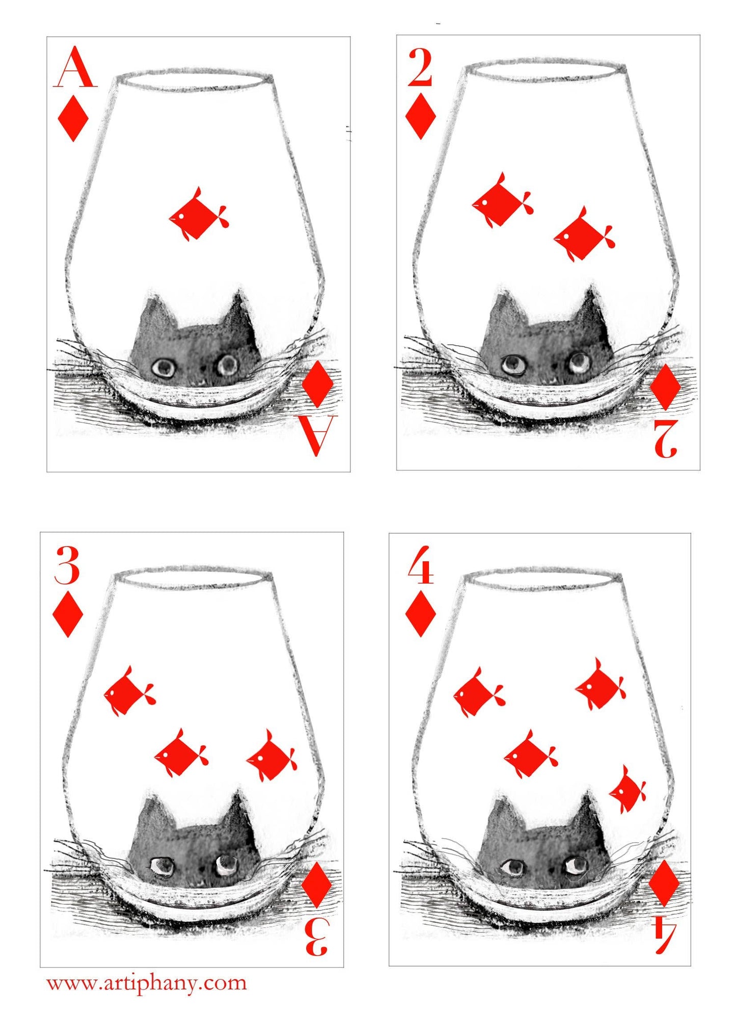 Le Jeu de cartes de collection Chats Les Choses qu'on Aime