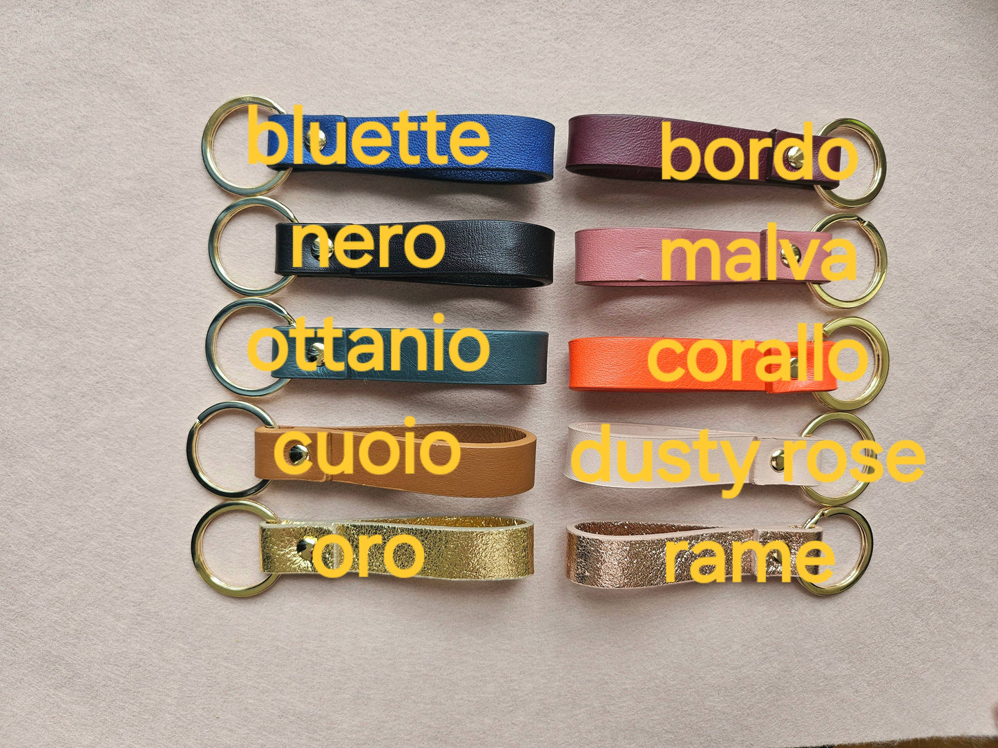 Le Porte-Clé en Cuir Familial