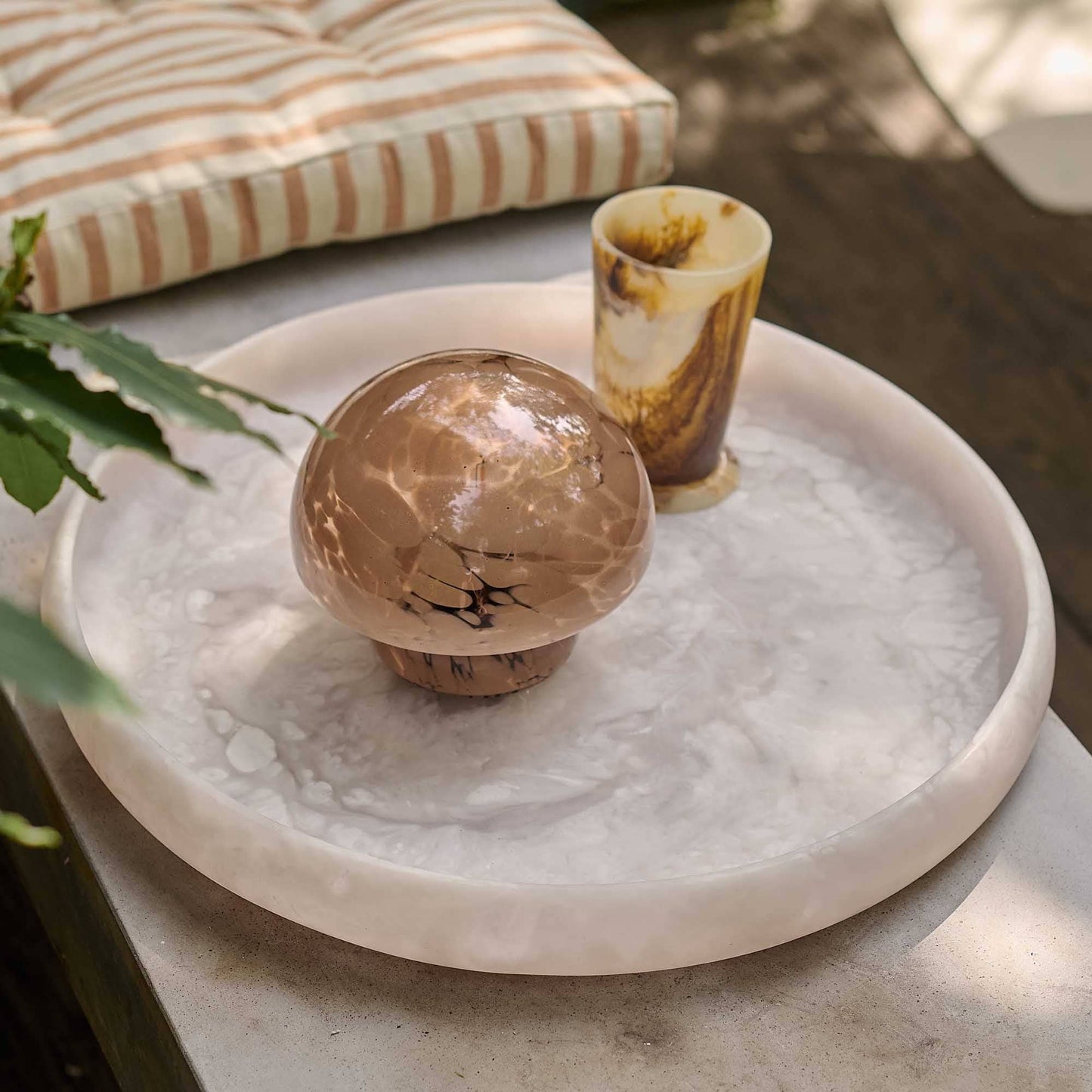 LAMPE DE TABLE PORTABLE PANDORA, CARAMEL