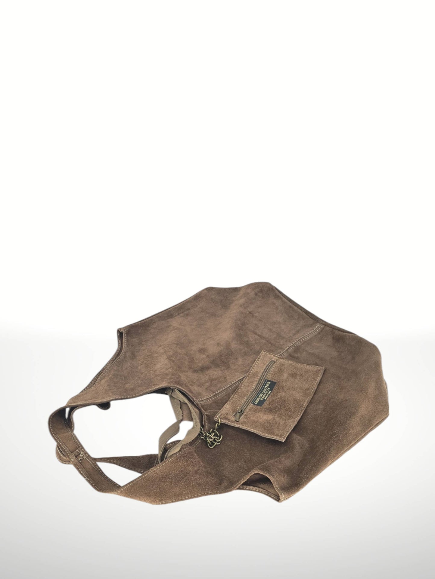 Sac à bandoulière en cuir suédé Giannina 221024