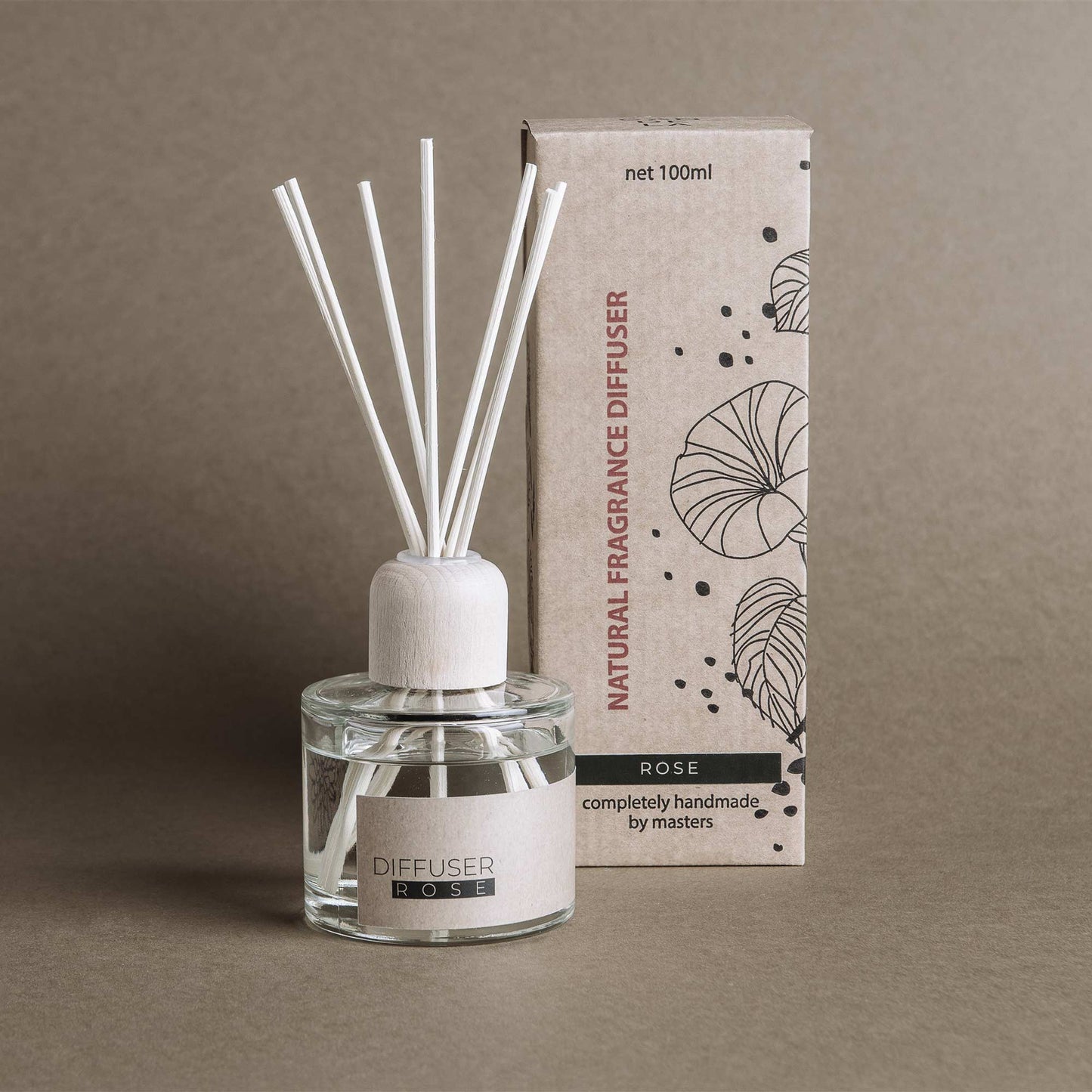Le Diffuseur de Roses et sa boite carton recyclé Les Choses qu'on Aime
