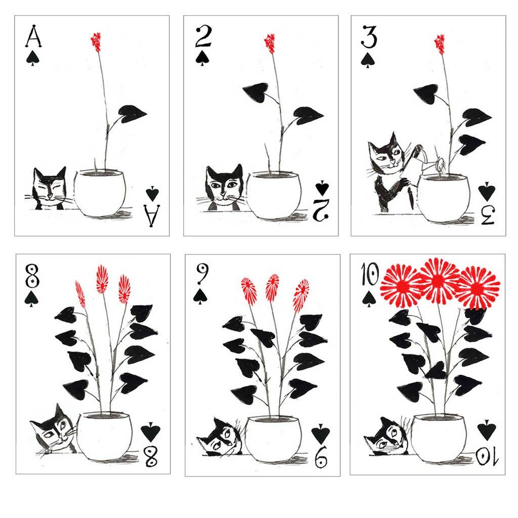 Le Jeu de cartes familles de Chats Les Choses qu'on Aime