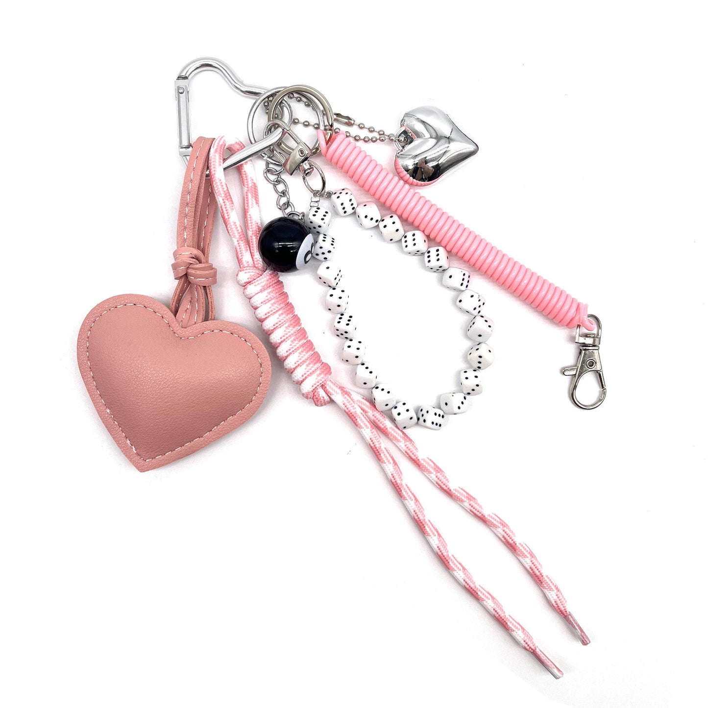 Le bijou de Sac Coeur Les Choses qu'on Aime Rose Pâle