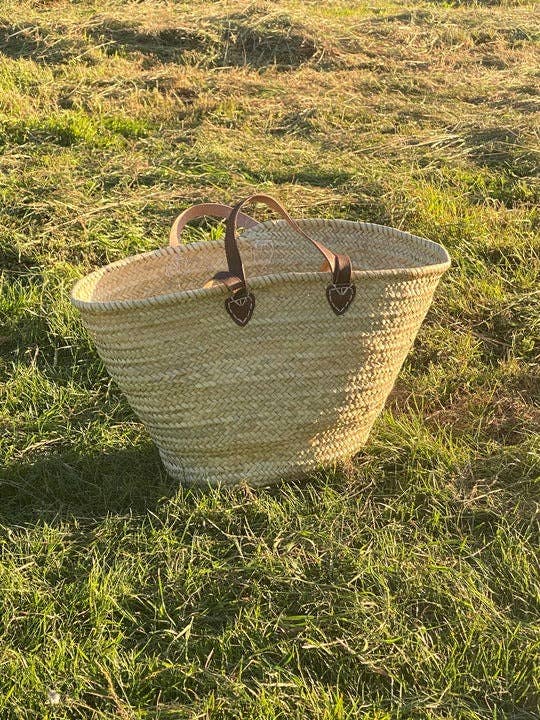 Le Panier en Paille à bandoulière
