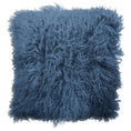 Charger l'image dans la visionneuse de la galerie, Le Coussin Bleu vintage en poils de mouton Les Choses qu'on Aime