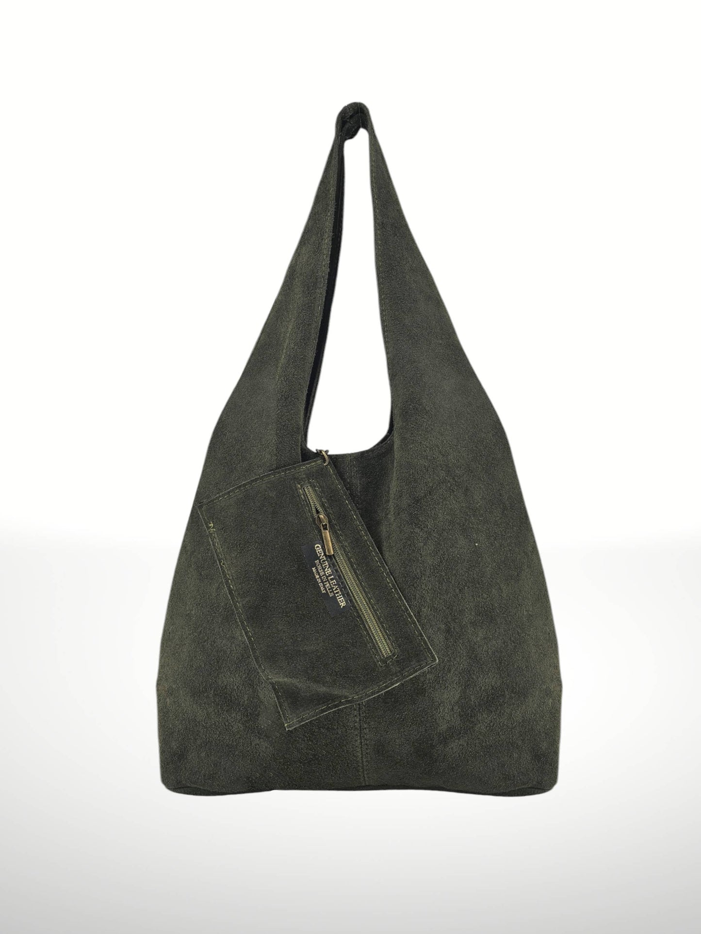 Sac à bandoulière en cuir suédé Giannina 221024