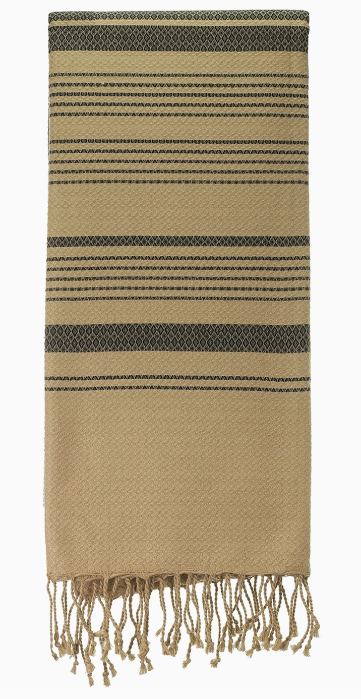 La Fouta Sand Cendre Les Choses qu'on Aime Bordure