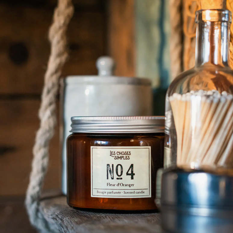 Soy wax candle n°4 with Orange Blossom