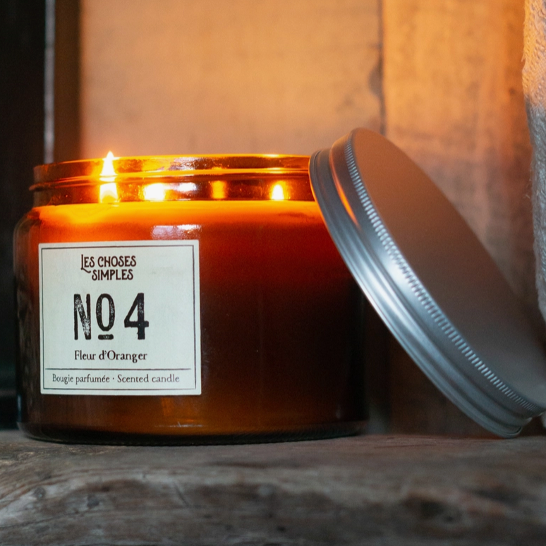 Soy wax candle n°4 with Orange Blossom