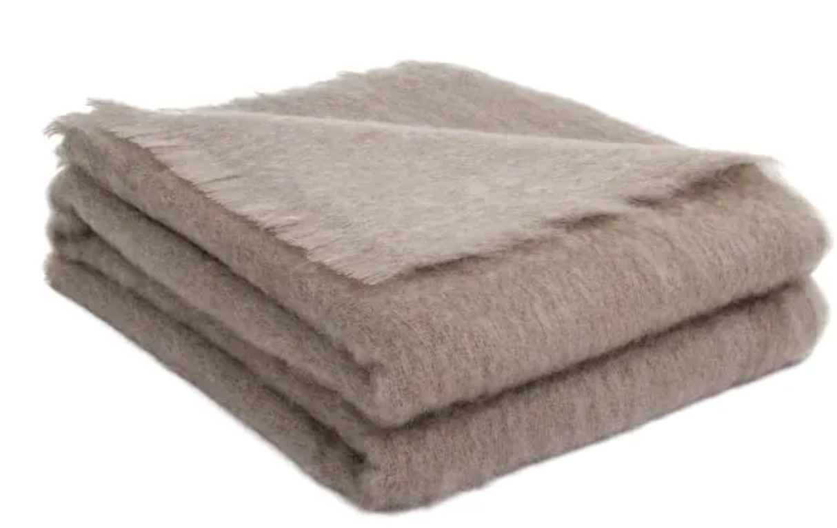 Le Plaid Vaporeux en Mohair