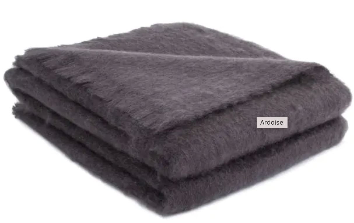 Le Plaid Vaporeux en Mohair