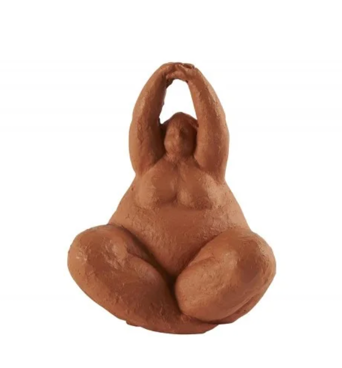 La Yoga Terracotta Sculpture Femme Forte Les Choses qu'on Aime
