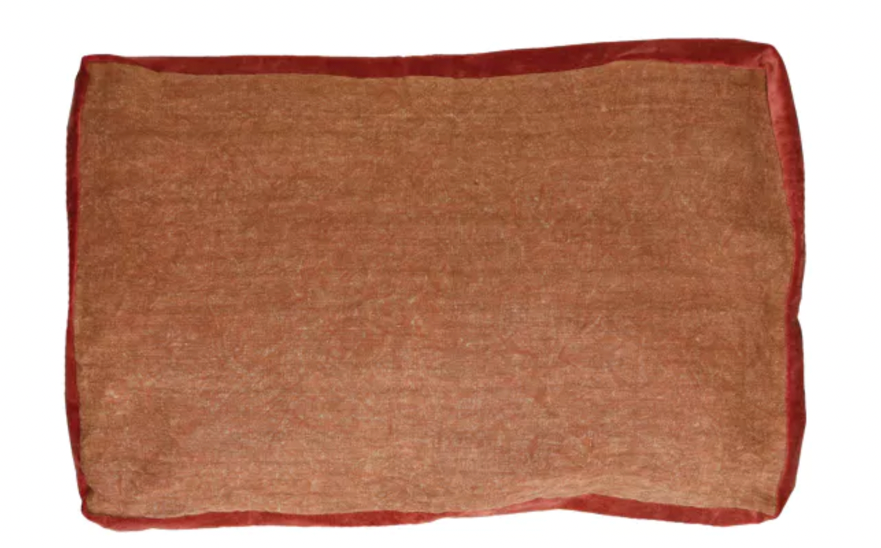 Le Coussin Borders Les Choses qu'on Aime Vieux Rose et Rose