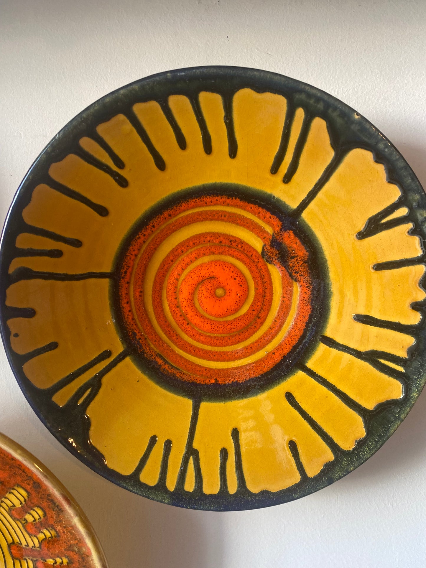 Platos de cerámica 1950