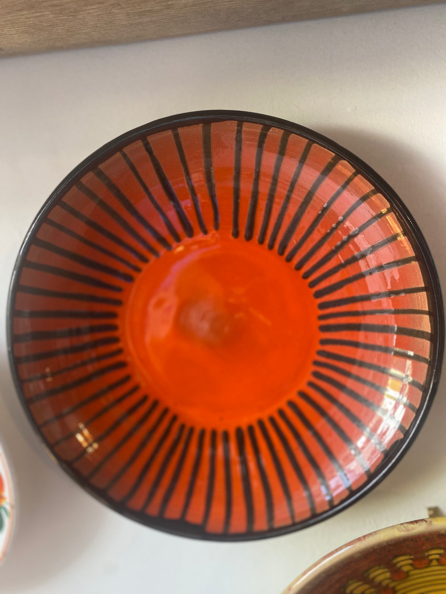 Platos de cerámica 1950