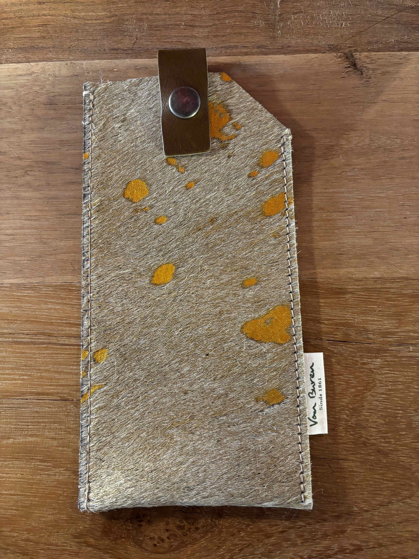 L'étui à lunettes en peau de Vache Les Choses qu'on Aime Gold