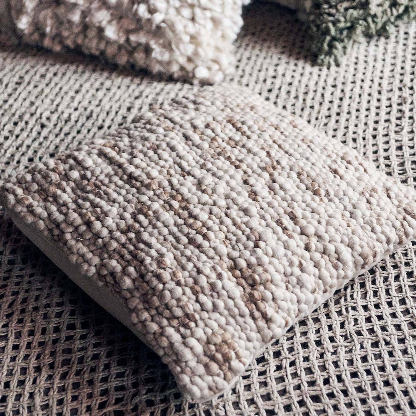 Coussin Texturé Shaggy Lando