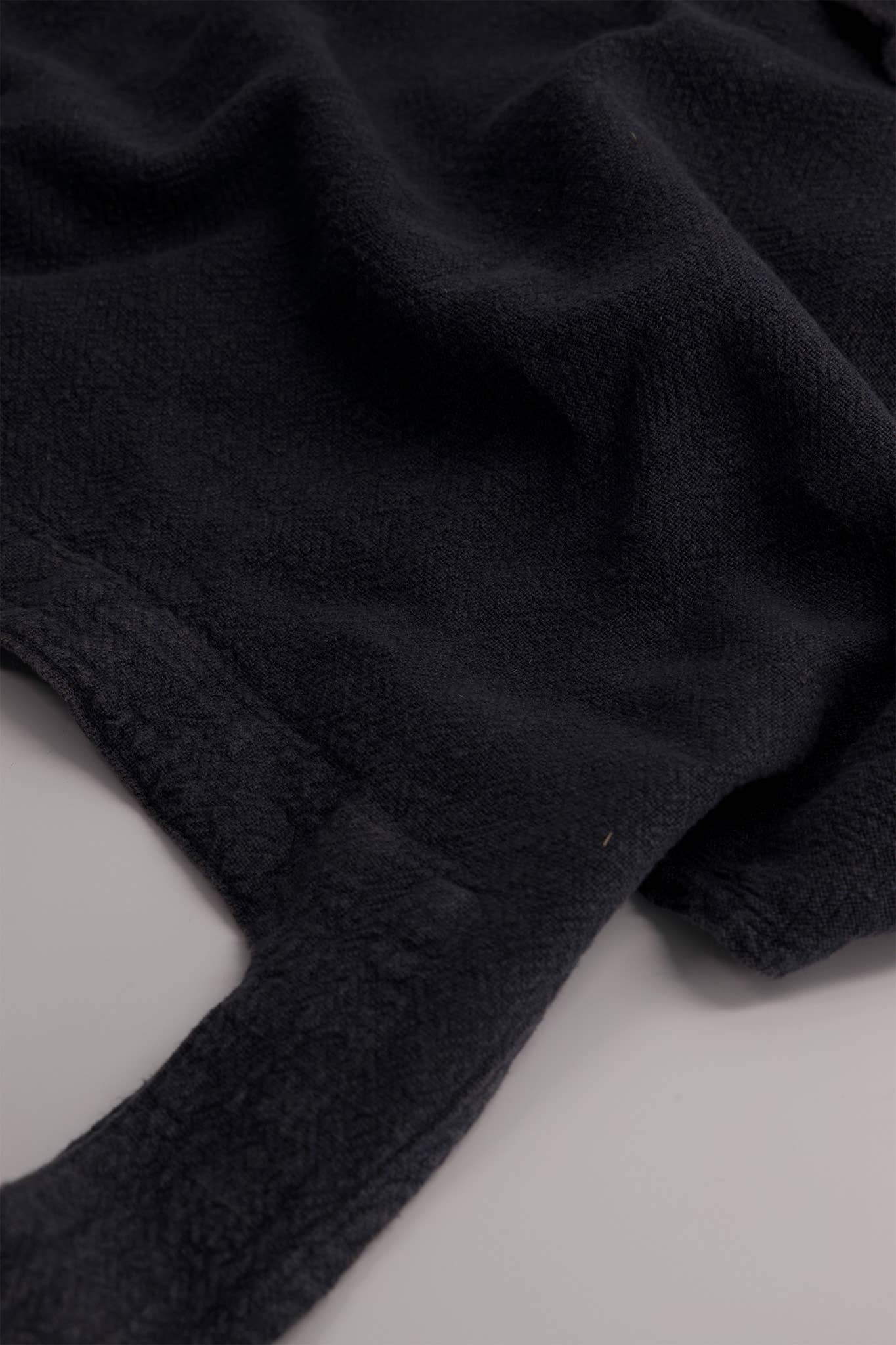 Le tablier Japonais Gris Carbonne Les Choses qu'on Aime Détail Tissu