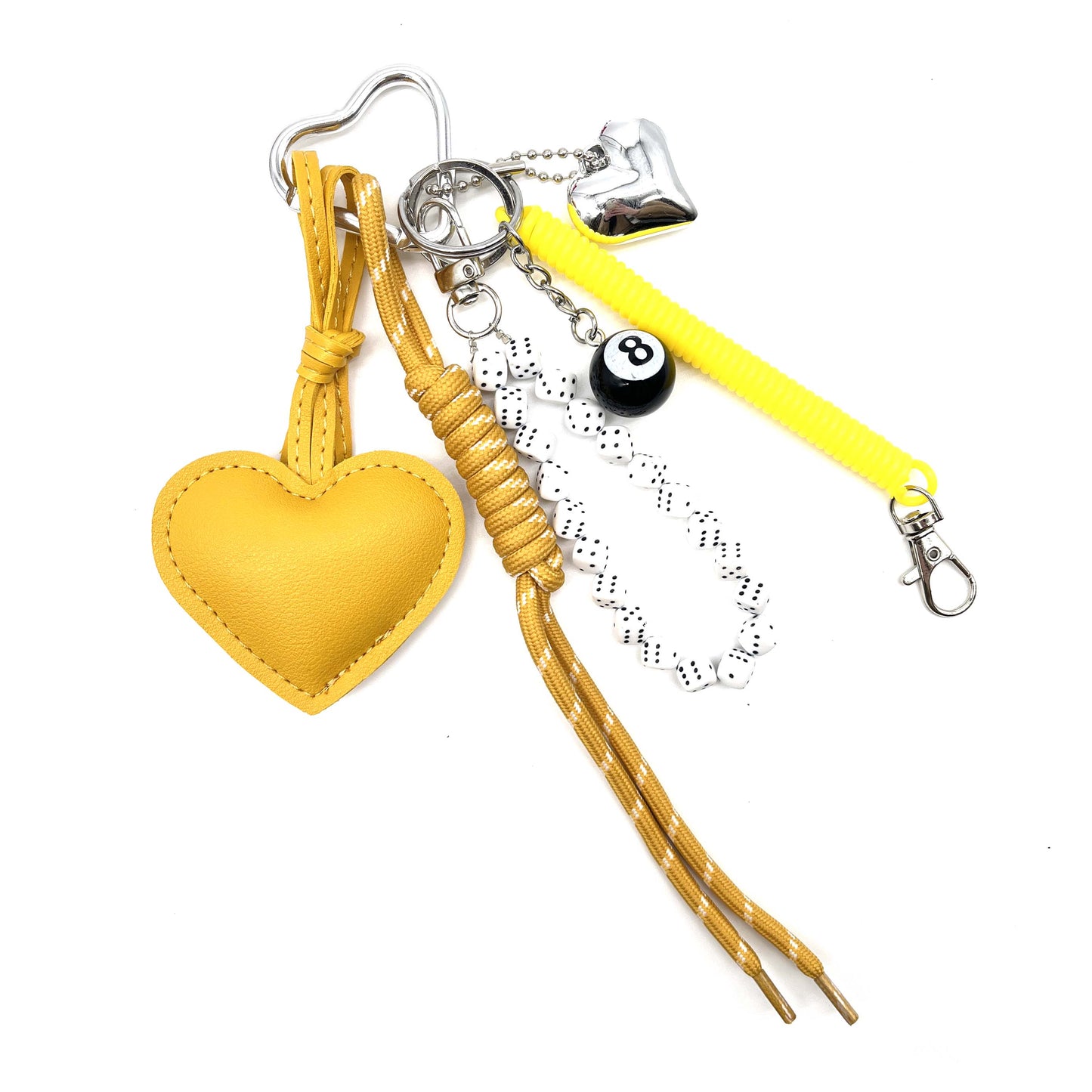 Le bijou de Sac Coeur Les Choses qu'on Aime Jaune