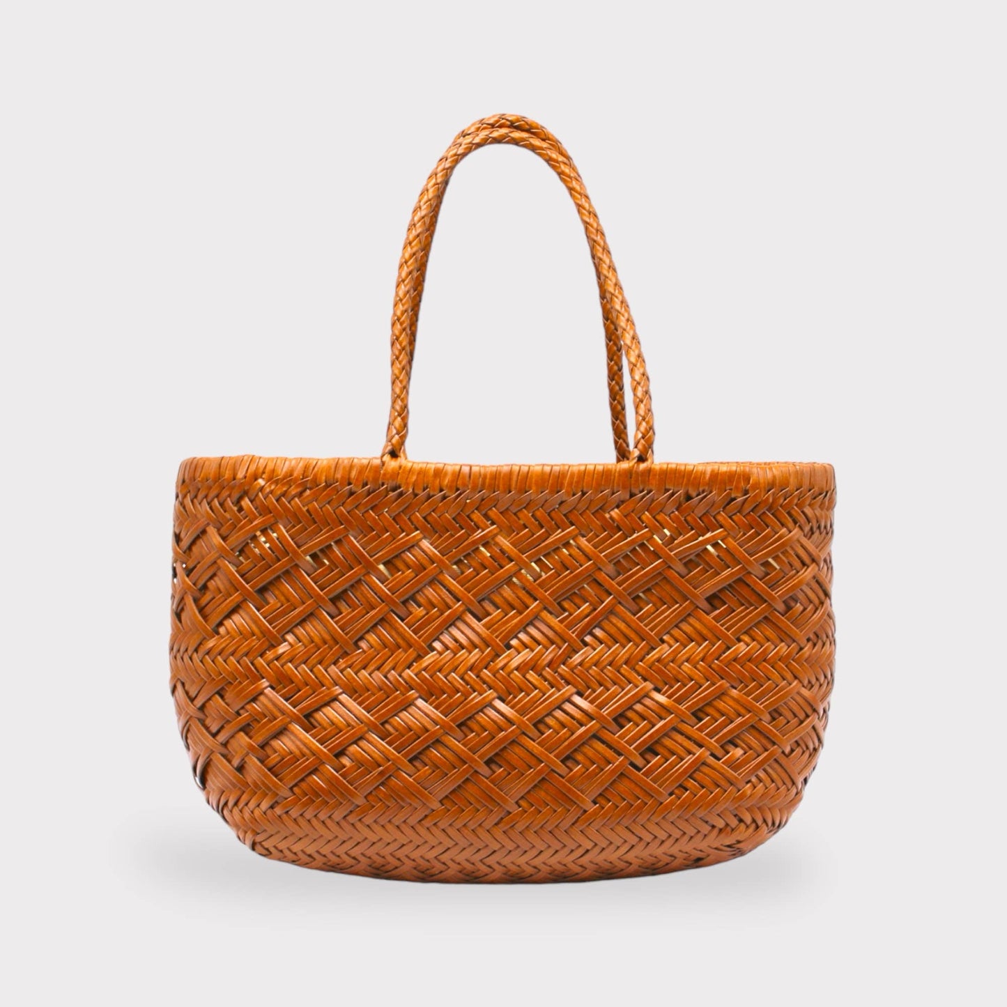 Suri - Sac cabas à bandoulière en tissage chevron