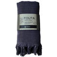 Load image into Gallery viewer, La Fouta Dolce en éponge Gris Profond Les Choses qu'on Aime emballée