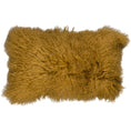 Charger l'image dans la visionneuse de la galerie, Le Coussin Rectangle en poil mouton ocre Les Choses qu'on Aime
