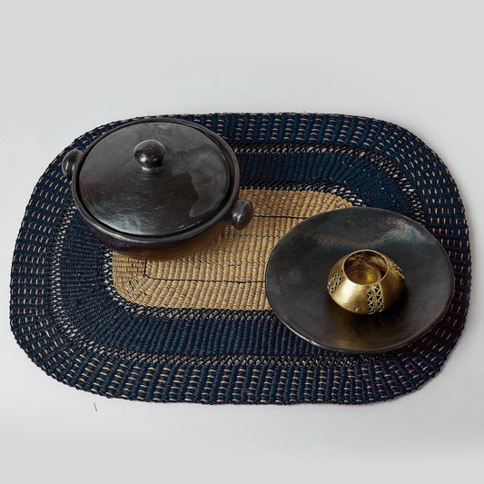 Grand tapis de table tissé LUNA