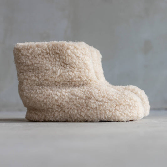 Chaussons en laine Sami - Beige - 6 tailles