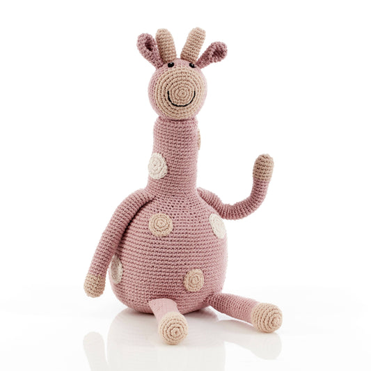 Girafe de gros animaux - Biologique - Rose foncé