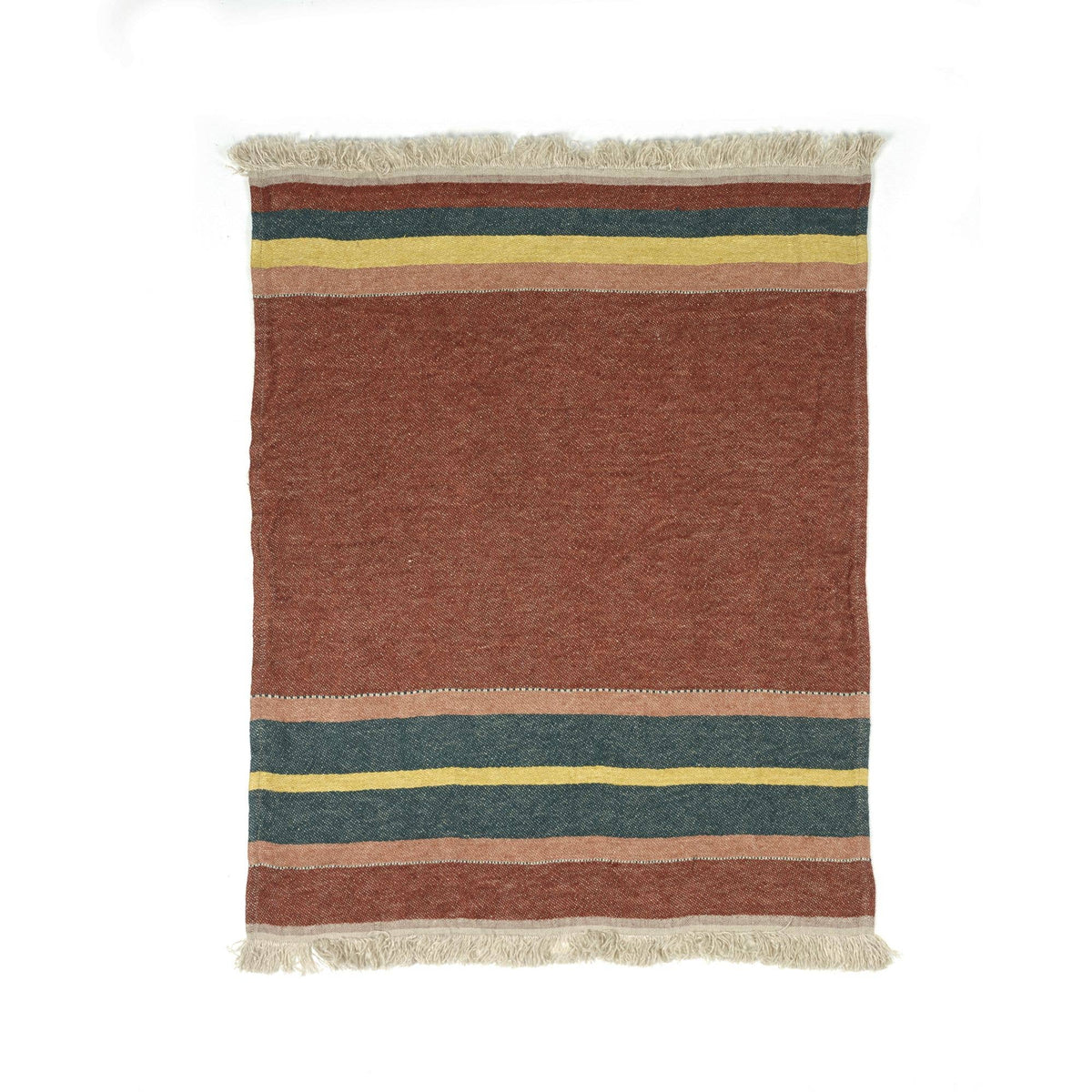 La Fouta Belge Terracotta Rayures Les Choses qu'on Aime