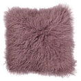 Charger l'image dans la visionneuse de la galerie, Le Coussin Carré Rose Vintage en poils de mouton tibétain
