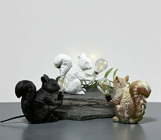 Lampe Écureuil Mini Créative | Lampe de Table & de Chevet