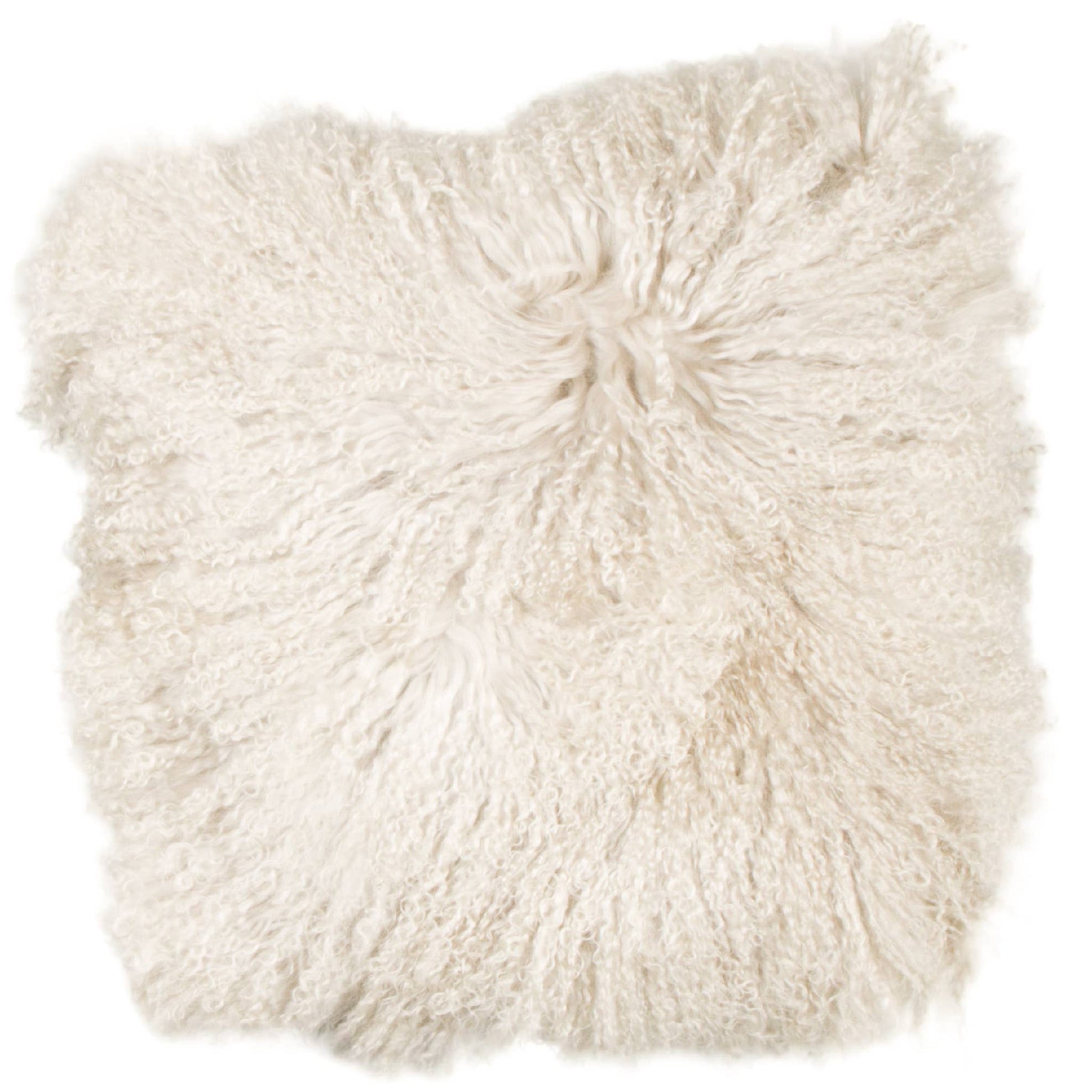 Le Coussin Blanc pur en poils Les Choses qu'on Aime