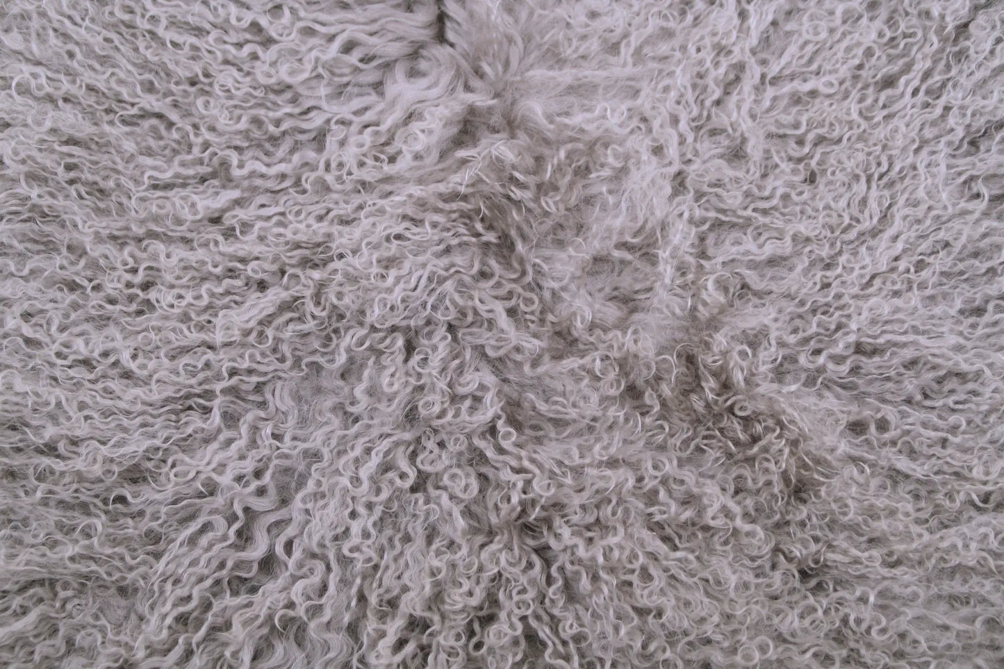 Tapis en peau de mouton bouclée tibétaine | 14 styles teints | env. 100 cm: Camel