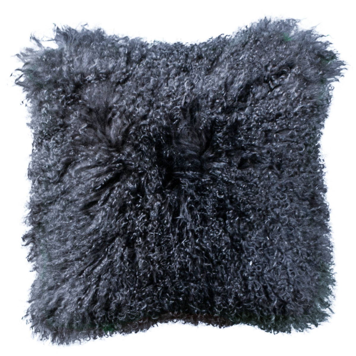 SOLDES | Coussin en peau de mouton tibétaine bouclée | 5 couleurs | 2 tailles