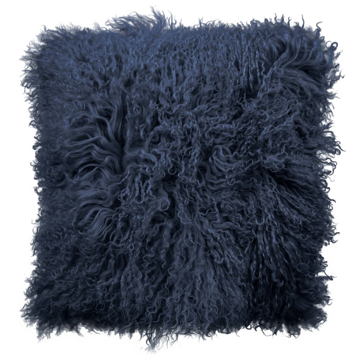 SOLDES | Coussin en peau de mouton tibétaine bouclée | 5 couleurs | 2 tailles