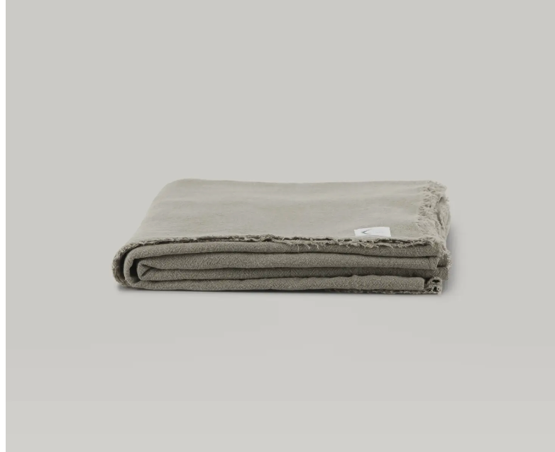 Raw Linen Throws