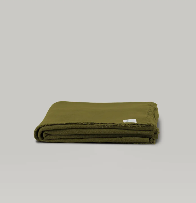 Raw Linen Throws