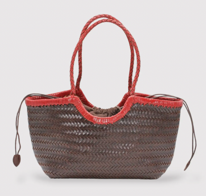 Le Cabas Carmel en Cuir Tissé