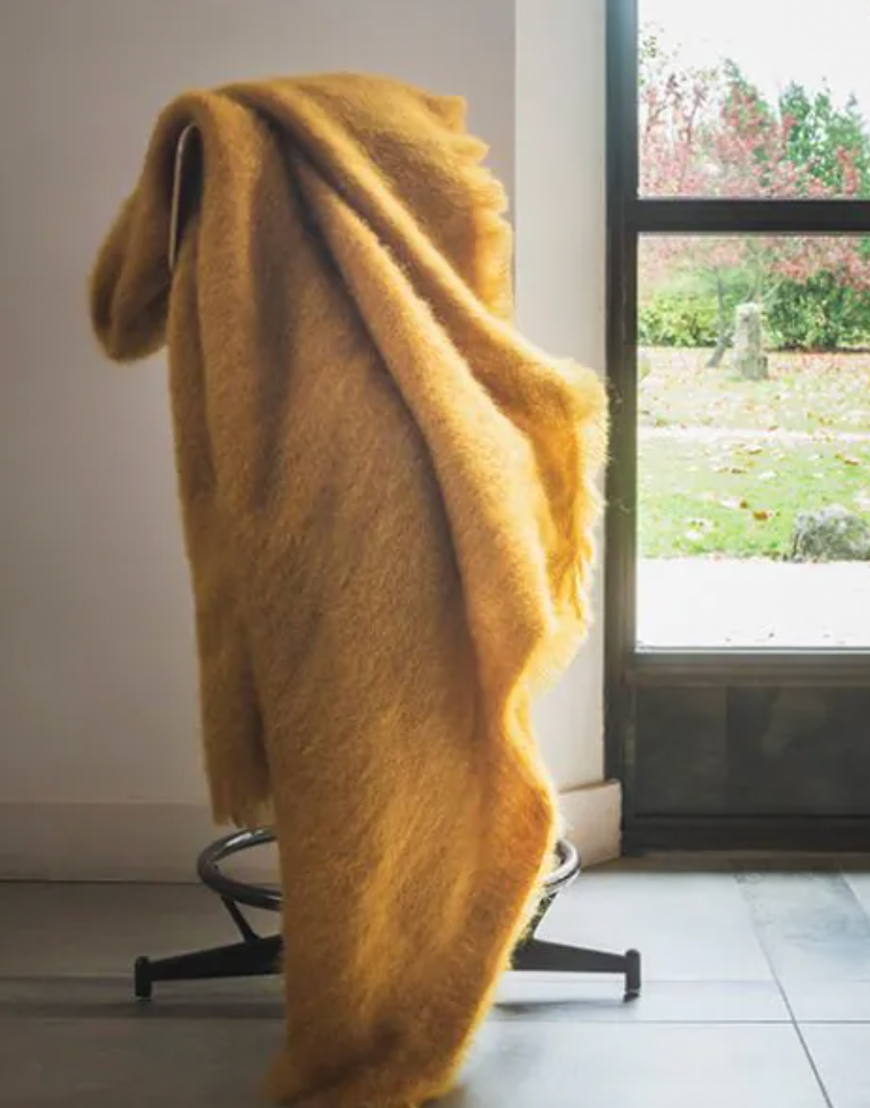 The Vaporeux Mohair Throw 