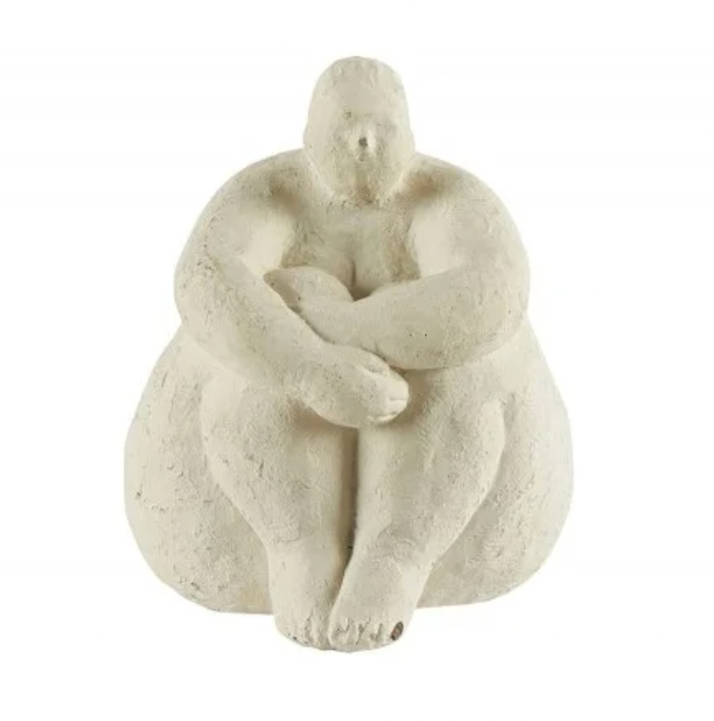 La Assise Blanche Sculpture Femme Forte Les Choses qu'on Aime