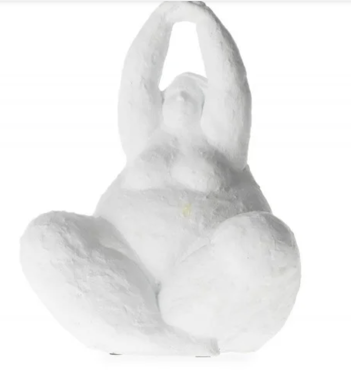 La Yoga Blanche Sculpture Femme Forte Les Choses qu'on Aime