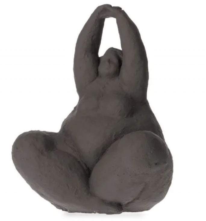 La Yoga Noire Sculpture Femme Forte Les Choses qu'on Aime